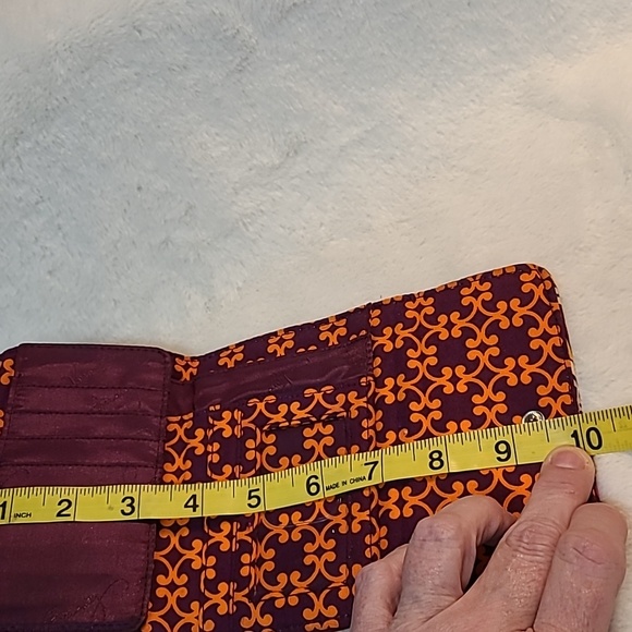 Vera Bradley Tri-Fold Euro Wallet (Safari Sunset) GUC - Picture 11 of 13